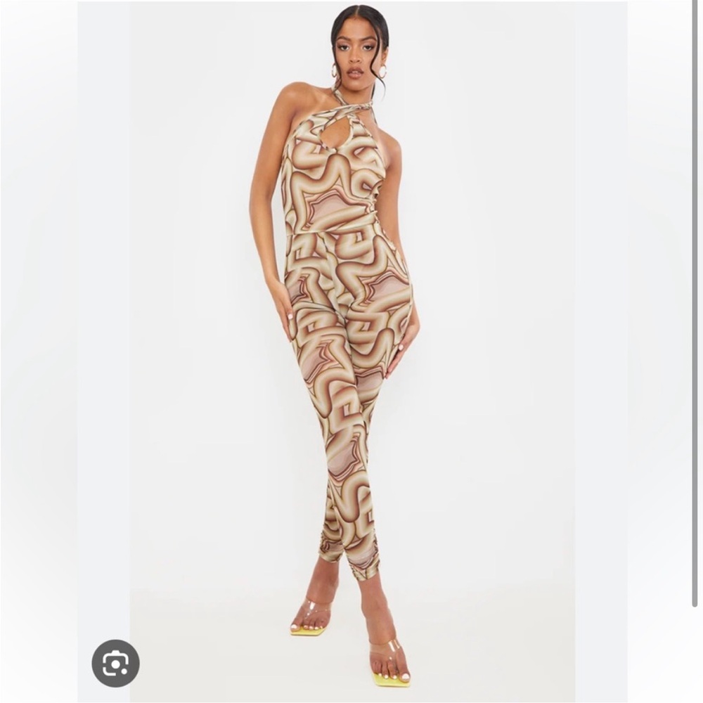 Prettylittlething Mesh Jumpsuit